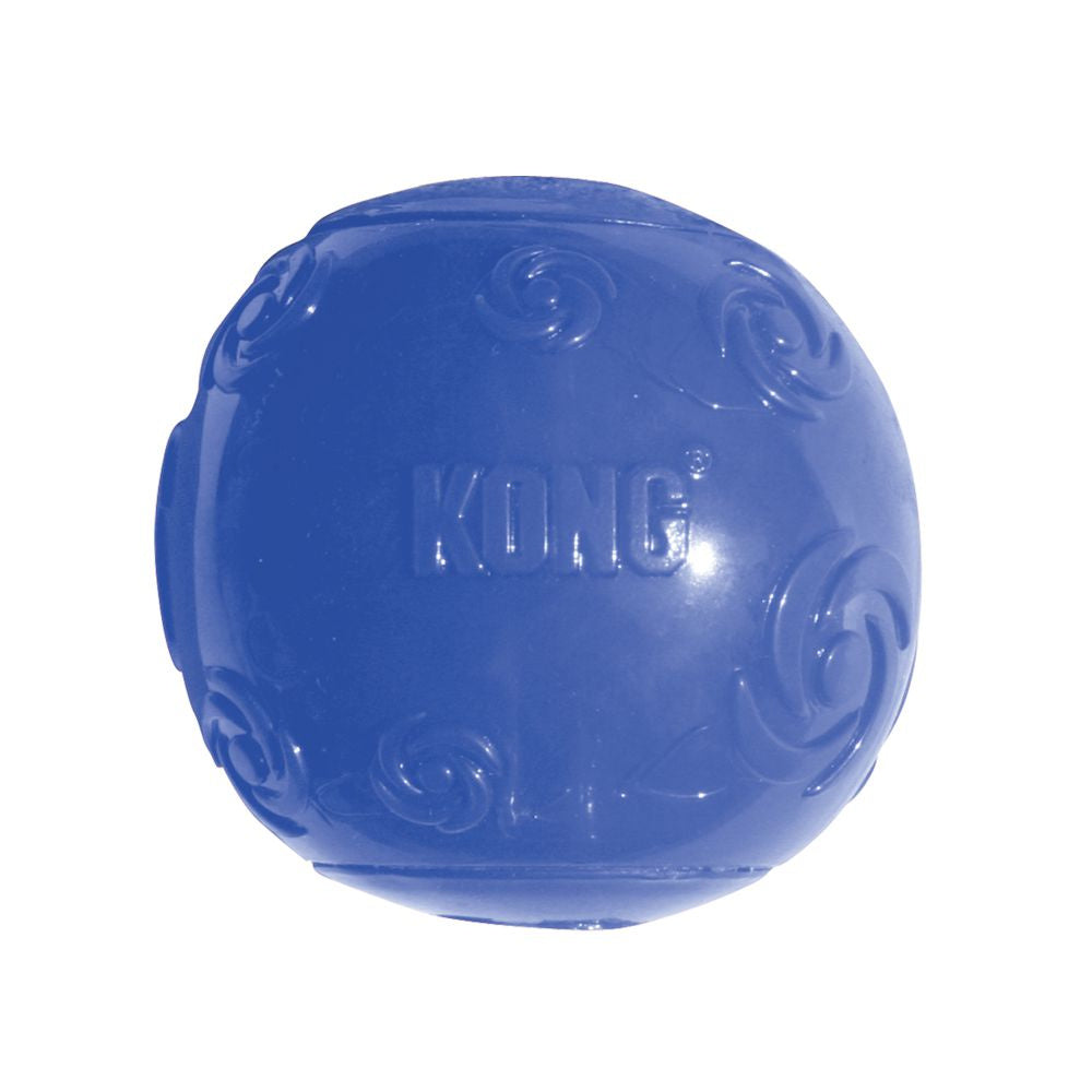 KONG Squeezz Ball Dog Toy, Blue Color