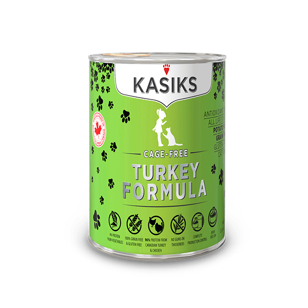 KASIKS Cage-Free Turkey Formula Canned Cat Food