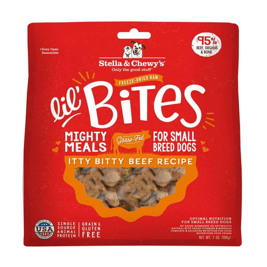 Stella & Chewy's Lil'Bites Mighty Meals Beef Recipe for Small Breed Dogs