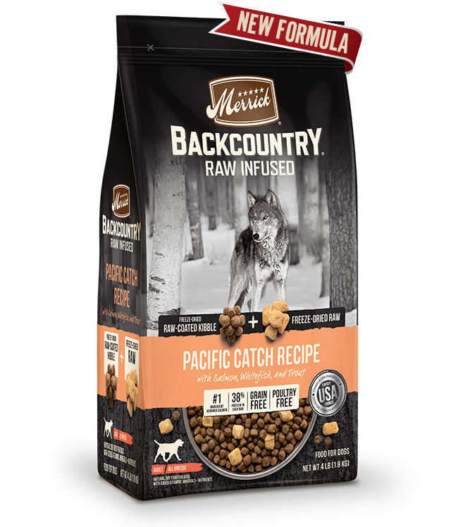 Merrick Backcountry Pacific Catch Raw Infused Dog Food