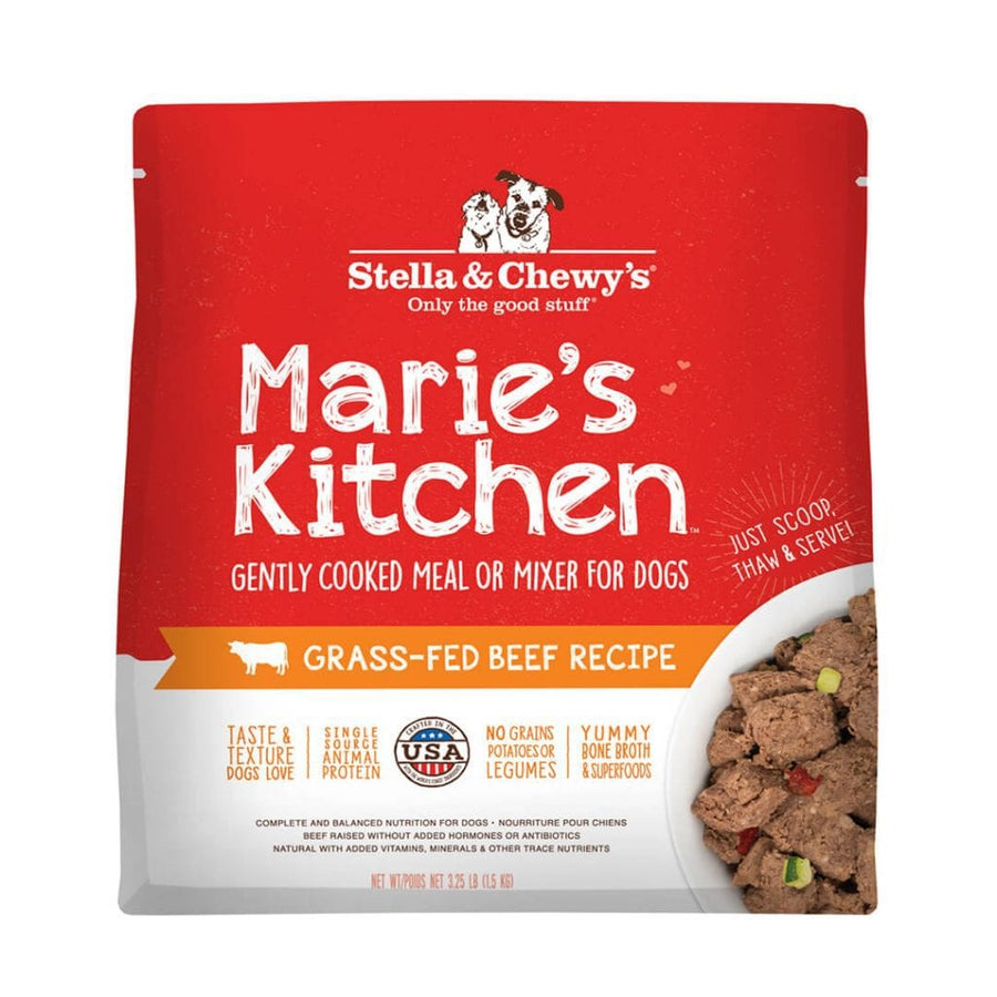 Stella & Chewy's Marie's Kitchen Gently Cooked Grass-Fed Beef Recipe Frozen Dog Food