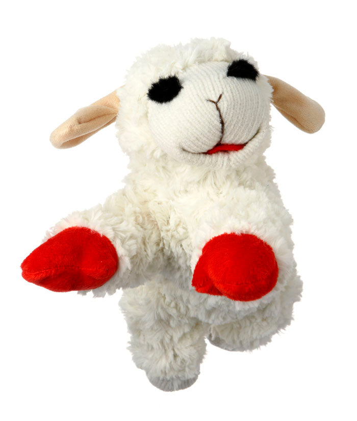 MultiPet Lamb Chop Dog Toy White Squeaky