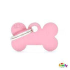 My Family Pet Tag Bone Pink Blank Tag Front