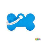 My Family Pet Tags Blue Bone, Blank Tag