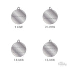 My Family Pet Tags Gold Circle 1-4 lines Engraving