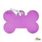 My Family Pet Tags Purple Bone Blank