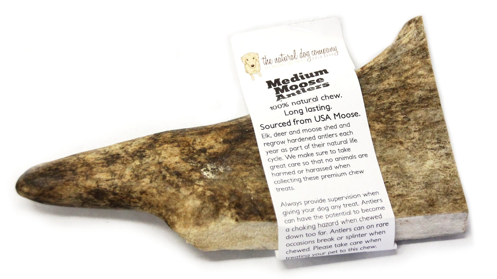 Tuesday's Natural Dog Company Moose Antler Dog Chew