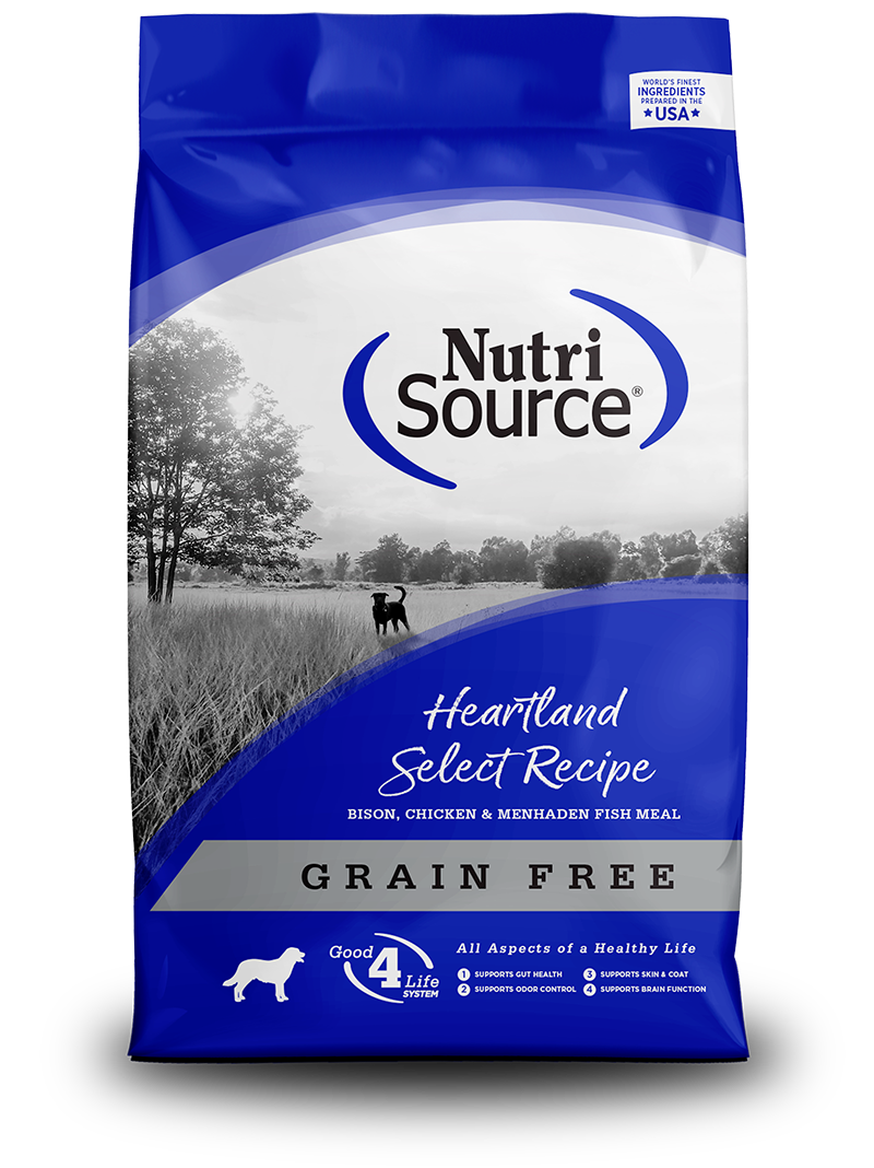 NutriSource Grain Free Heartland Select with Bison Dry Dog Food