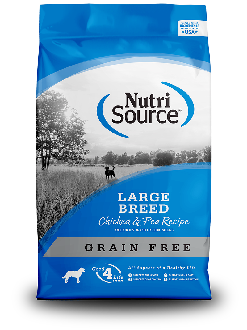 NutriSource Grain Free Large Breed Chicken & Pea Dry Dog Food