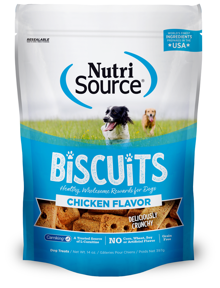 Nutrisource Grain Free Biscuits Chicken Flavor Dog Treats