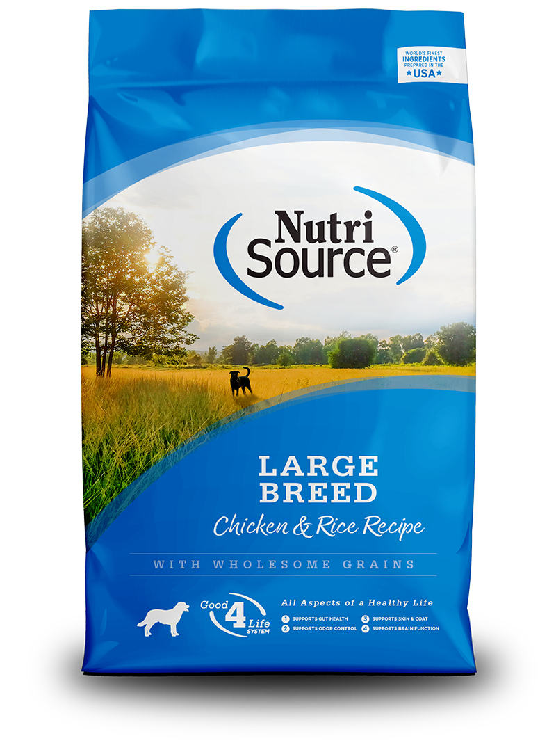 NutriSource Adult Large Breed Chicken & Rice Dry Dog Food