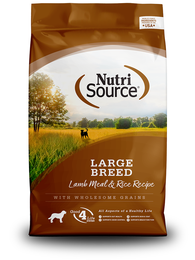 NutriSource Large Breed Adult Lamb and Rice Dry Dog Food