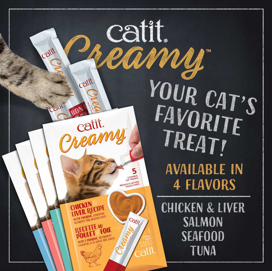 Catit Creamy Lickable Cat Treat Chicken & Liver