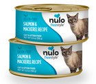 Nulo FreeStyle Grain Free Salmon and Mackerel Recipe Canned Kitten & Cat Food 5.5oz Front Cans Stacked
