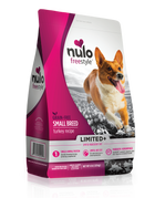 Nulo Freestyle Limited+ Small Breed Turkey Dog Food 4lb, Front Side Bag