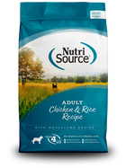 NutriSource Adult Chicken & Rice Recipe front of bag