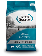 NutriSource Grain Free Chicken & Pea Recipe front of bag