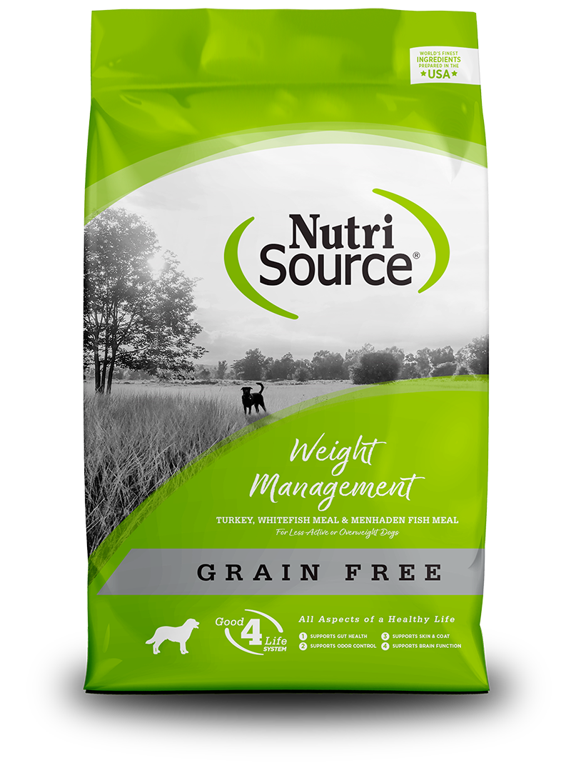 NutriSource Grain Free Weight Management front of bag