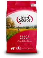 NutriSource Large Breed Beef & Rice Recipe front of bag