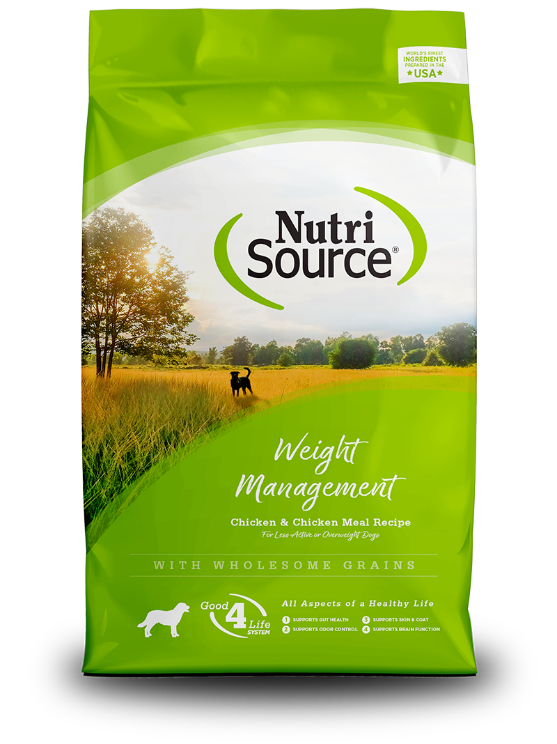NutriSource Weight Management front of bag