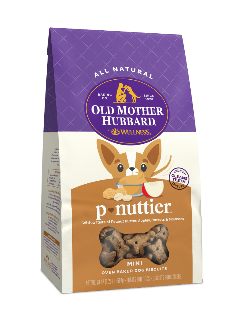 Old Mother Hubbard Crunchy Classic Natural P-Nuttier Mini Biscuits Dog Treats