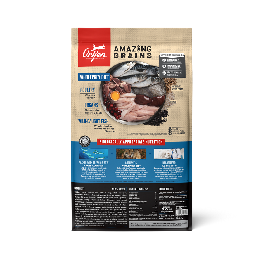 Orijen Amazing Grain Original Dry Dog Food