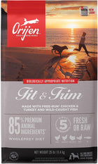 ORIJEN Grain Free Fit & Trim Dry Dog Food front of bag.