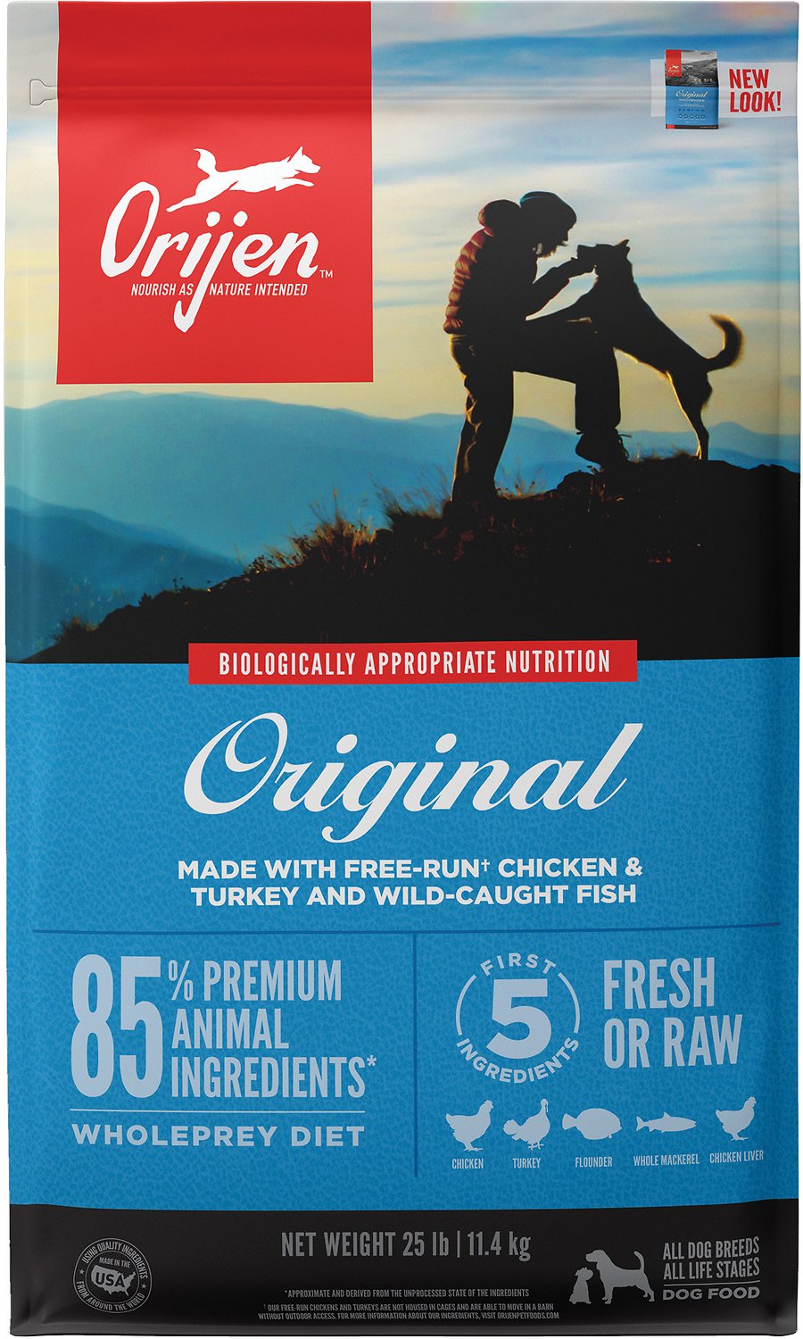 ORIJEN Original Dry Dog Food Incredible Pets