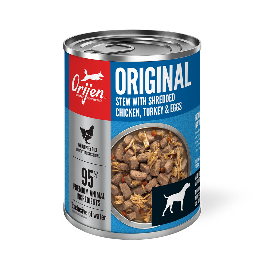 Orijen Premium Original Chicken,Turkey & Eggs Stew Recipe Canned Dog Food