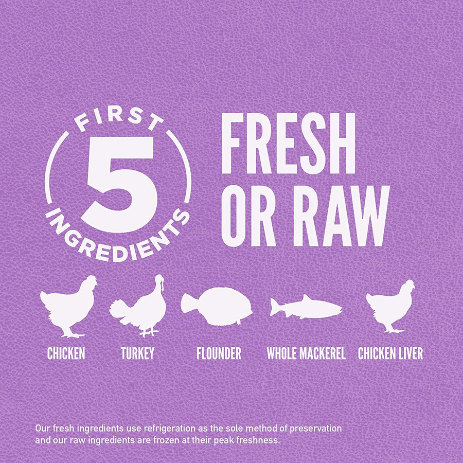 *Chicken
*Turkey
*Flounder
*Whole mackerel
*Chicken Liver