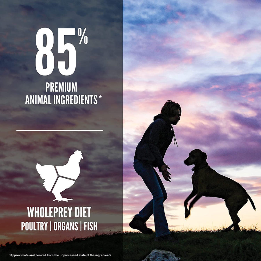 85% premium animal ingredients.