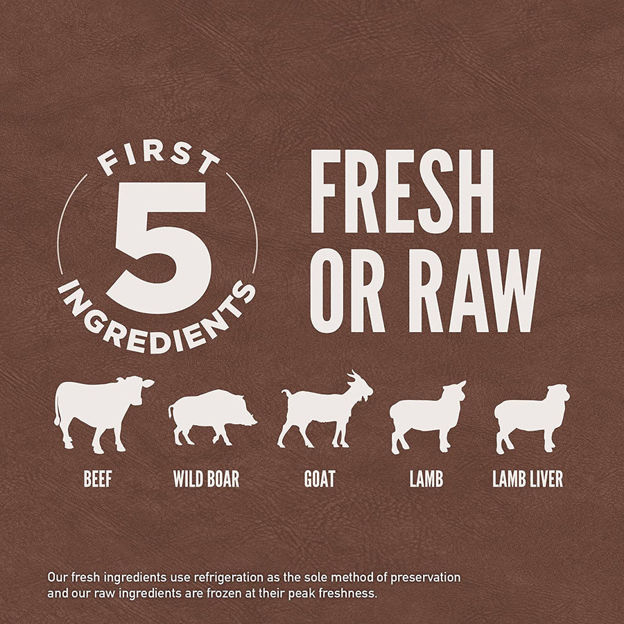 *Beef
*Wild Boar
*Goat
*Lamb
*Lamb Liver