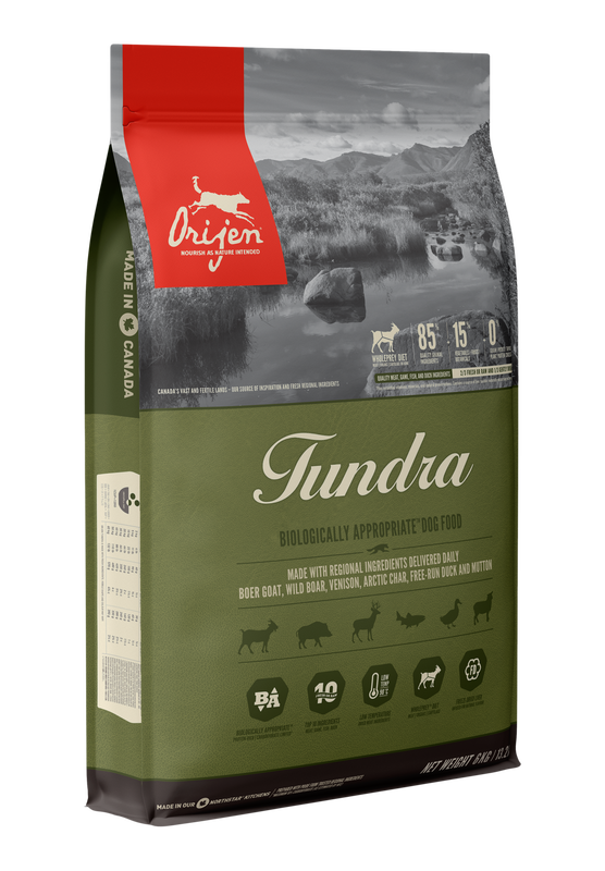 ORIJEN Tundra Dry Dog Food front of bag.