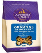 Old Mother Hubbard Crunchy Classic Natural Original Assortment Mini Biscuits Dog Treats, Front Bag