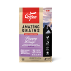 Orijen Amazing Grains Large Breed Puppy Formula Dry Dog Food front of bag.