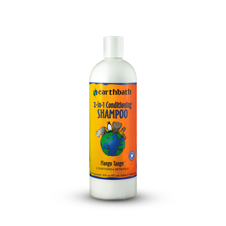 Earthbath 2-in-1 Mango Tango Conditioning Shampoo for Dogs and Cats