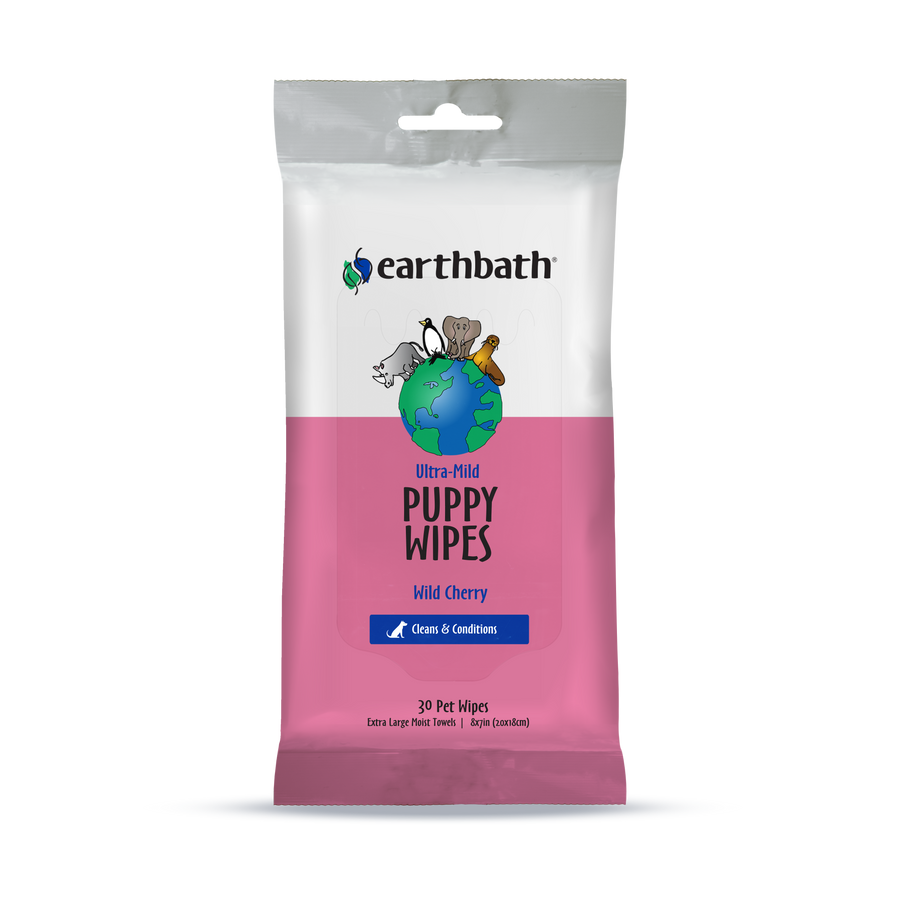 Earthbath Tearless Puppy Wipes for Dogs and Cats