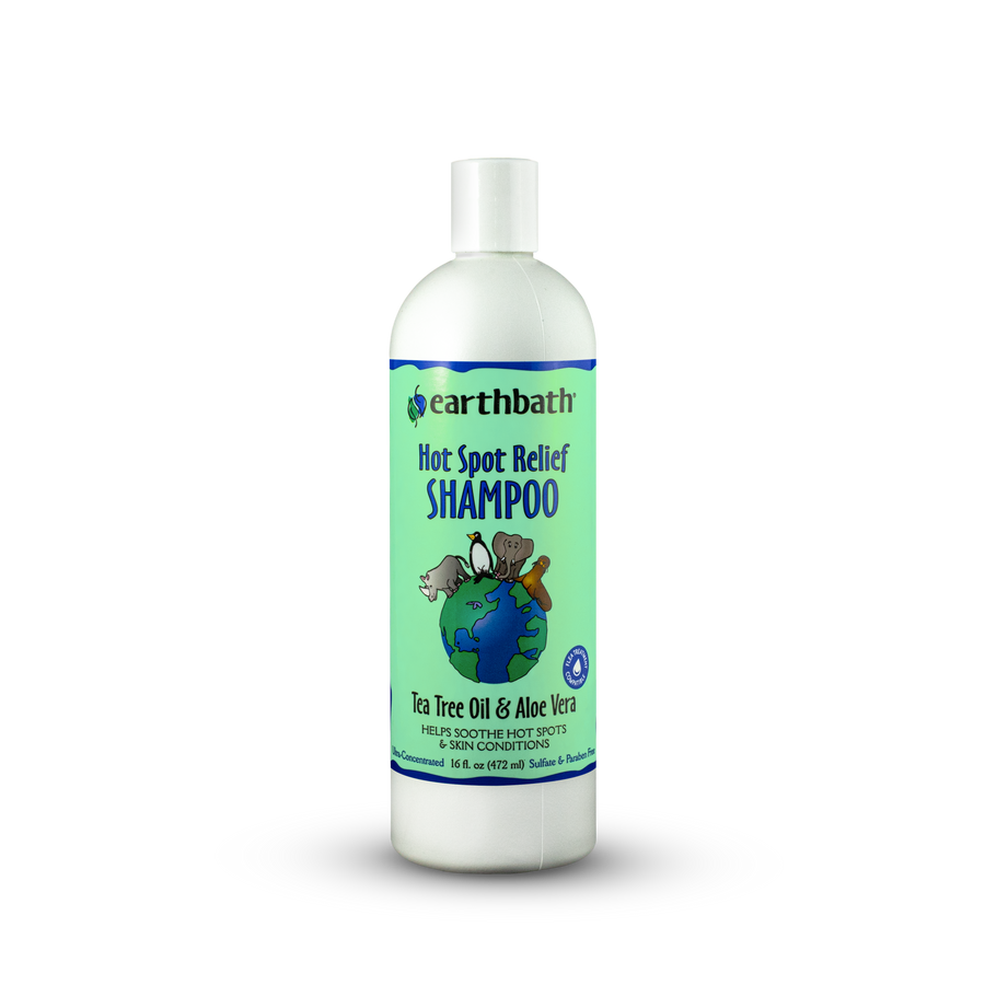 Earthbath Hot Spot Relief Tea Tree and Aloe Shampoo for Dogs and Cats