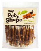 Pet 'N Shape Duck 'n Hide Twists 16oz Front Packaging