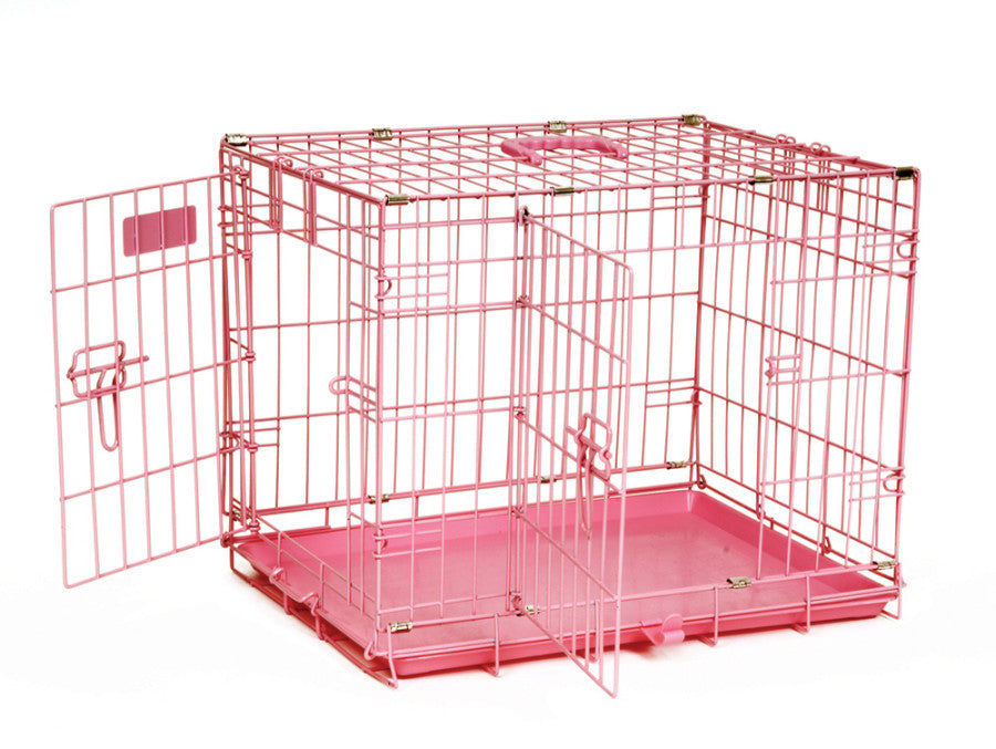 Precision Pet Products ProValu Blue or Pink Dog Crate