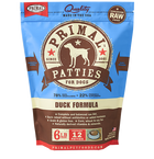Primal Frozen Raw Duck Formula for Dog 6lbs, Front Pouch
