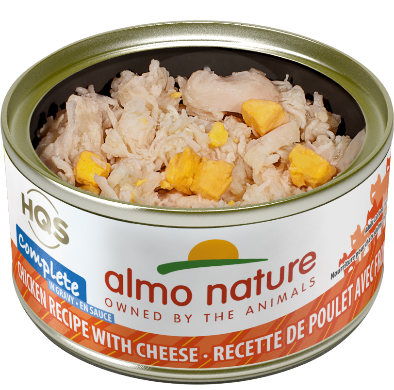 Almo Nature Complete Chicken & Cheese Canned Cat Food