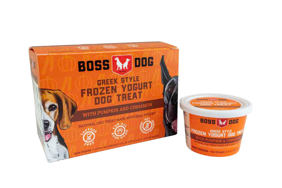 Boss Dog Greek Style Frozen Yogurt- Pumpkin & Cinnamon