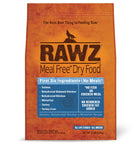 RAWZ Meal Free Fish Recipe Dry Dog Food front of bag.