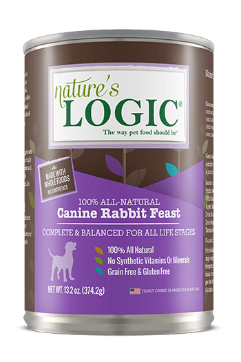 Nature's Logic Grain Free Canine Rabbit Feast Canned Dog Food