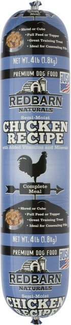 Redbarn Chicken Dog Food Roll Front Packaging