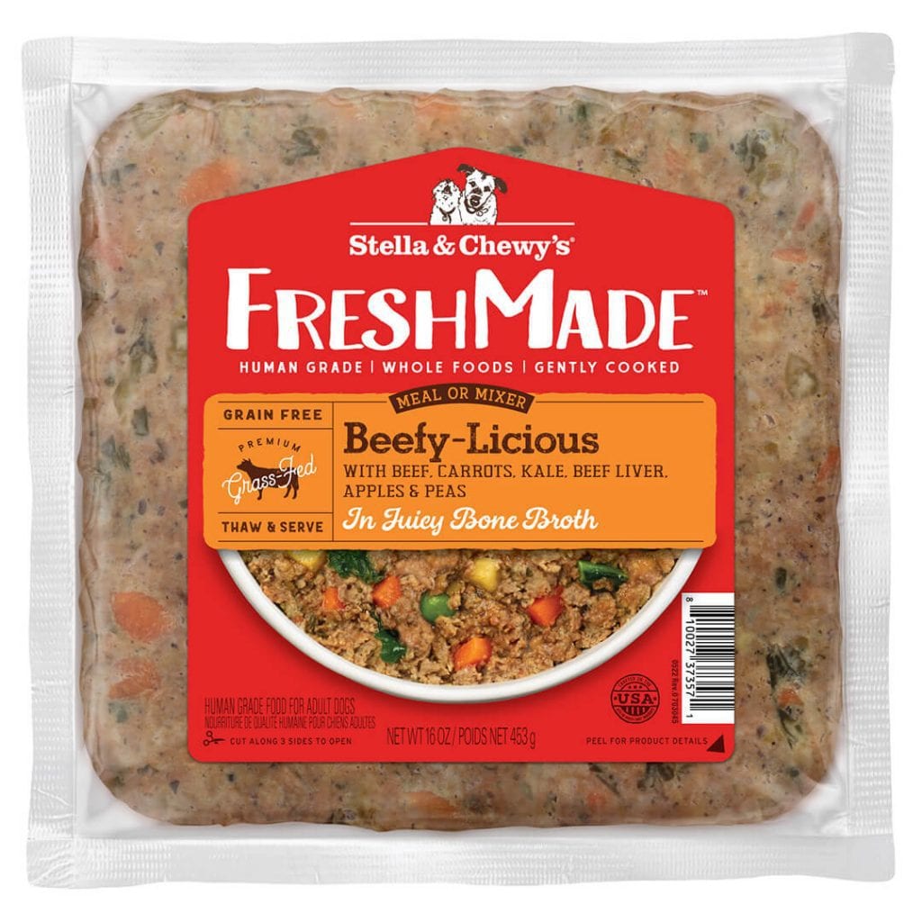 Stella & Chewy's FreshMade Beefy-licous Gently Cooked Beef Frozen Dog Food
