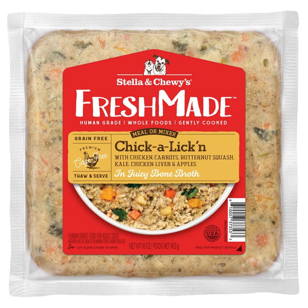 Stella & Chewy's FreshMade Chick-a-lick'n Gently Cooked Chicken Frozen Dog Food