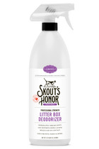 Skout's Honor Litter Box Deodorizer Spray 32oz, Front Spray Bottle
