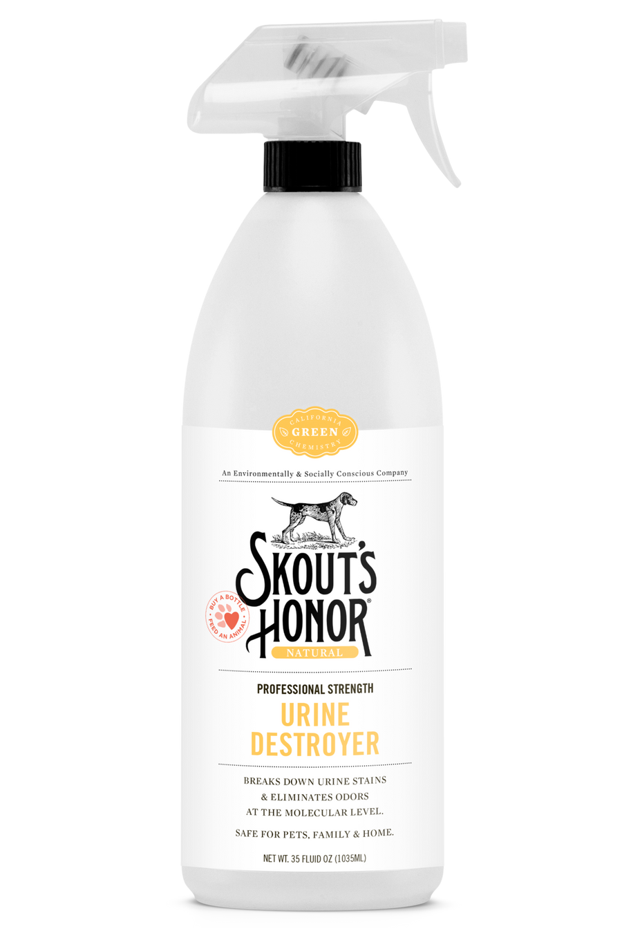 Skout's Honor Urine Destroyer 32oz, Front Spray Bottle